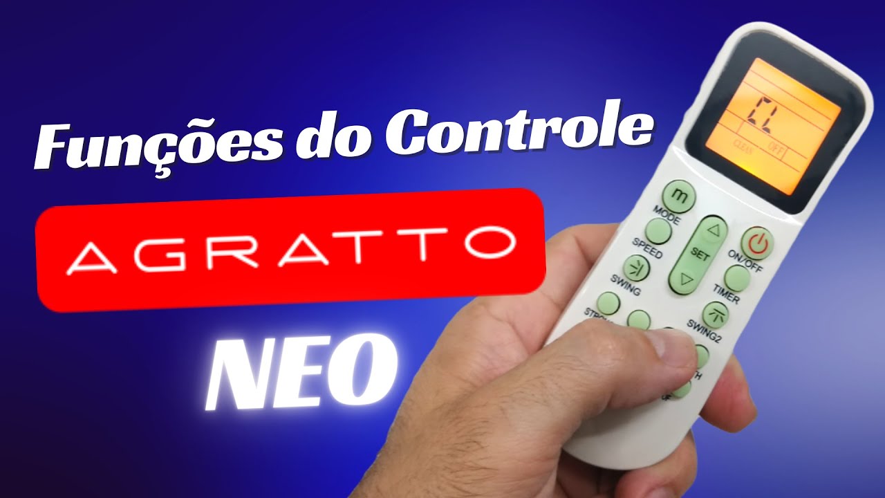 Watch Now Agratto NEO funções do CONTROLE remoto deste Ar condicionado Agratto NEO funções do CONTROLE remoto deste Ar condicionado