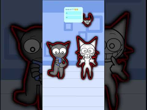 SPRUNKI WENDA X GREY🩶🤍ITALIAN DANCE BRAINROT🫩🔪PERFECT OUTLINE😍#sprunki #animation #dance#grey #wenda