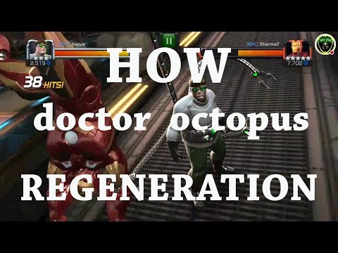 how doctor octopus regeneration (life steal) marvel contest of champion