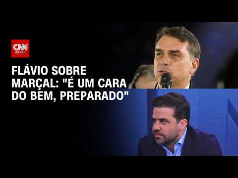 Flávio Bolsonaro inclui Marçal em aliança contra PT: “É um cara do bem, preparado” | HORA H