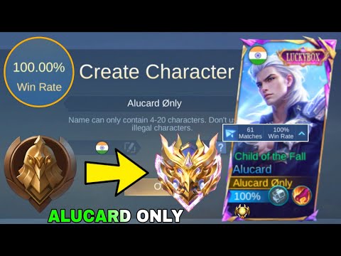 100% WIN RATE FROM WARRIOR TO MYTHIC RANK IN JUST 2 DAYS!😱 - ALUCARD ONLY (Hardest Challenge Ever?)