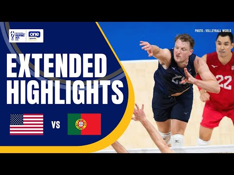 USA vs. PORTUGAL | EXTENDED HIGHLIGHTS | 2025 FIVB MEN’S WORLD CHAMPIONSHIP | SEPT 15, 2025