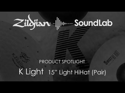 Zildjian 15" K Light Hi-Hat Cymbals (Pair) - MINT ! image 3