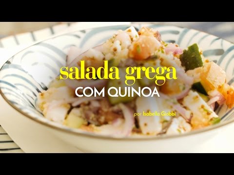 Salada Grega com Quinoa