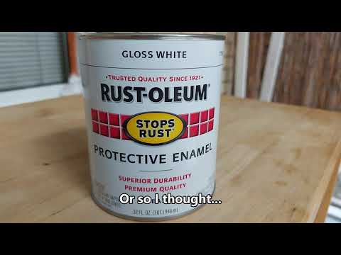 Rust-Oleum Enamel Paint- How Long to Outgas? SHOCKING!!