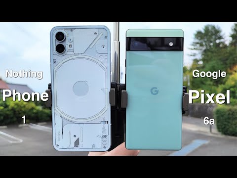 Nothing Phone (1) vs Google Pixel 6a 4K Video Camera Comparison