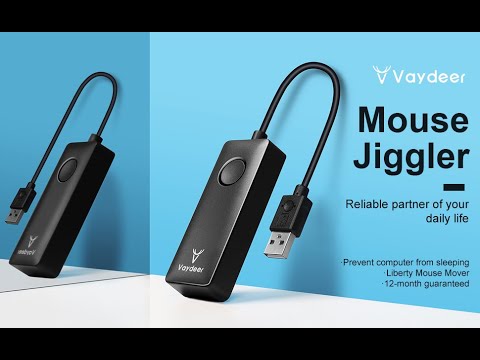 Vaydeer Mouse Jiggler Undetectable - KEEP YOUR WORK COMPUTER AWAKE AT HOME👍