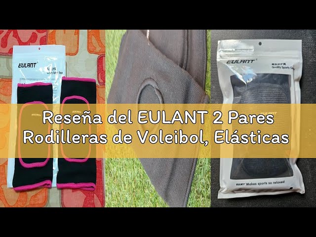 Vídeo relacionado con EULANT Rodilleras Voleibol para Jóvenes y Adultos,Anticolisión Rodillera Suaves,Elástica Protector Rodilla para Balonmano Futbol Baloncesto Moto Patinaje Artístico Baile Entrenamiento Pilato