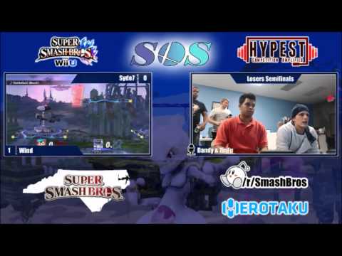 SOS 2 Wii U Singles - [Losers Semifinals] Wind vs Syde7