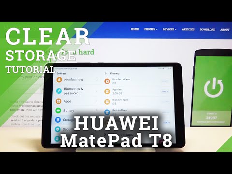 How to Clean Storage in HUAWEI MatePad T8 – Speed Up System