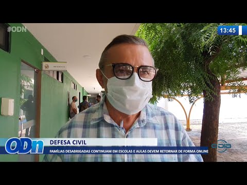 Famílias desabrigadas continuam em escolas e aulas devem retornar de forma online 18 01 2022