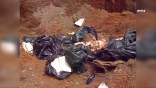 1994 video shows open pit where Maskell hid documents video