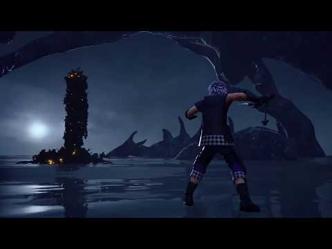 Riku VS Demon Tide In Dark Realm Critical Mode. -Kingdom Hearts 3