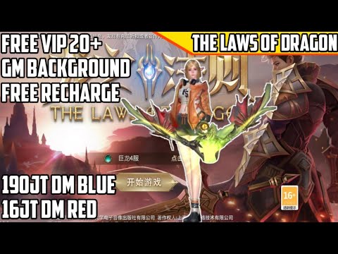 The Laws Of Dragon Private Server - VIP20+ - 190M DM Blue & 16M DM Red - GM Background In Game