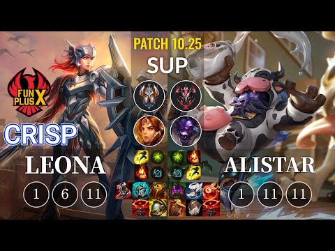 FPX Crisp Leona vs Alistar Sup - KR Patch 10.25