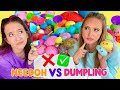 NEEDH VS DUMPLING EXTREME TRADING Viral Trending Satisfying Needoh Dumpling Squishy Fun