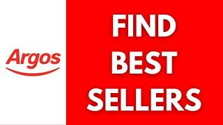 How To Find Best Sellers In Argos (Full Guide)