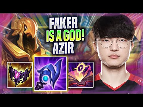 FAKER IS A GOD WITH AZIR! - T1 Faker Plays Azir MID vs Yone! | Season 2022