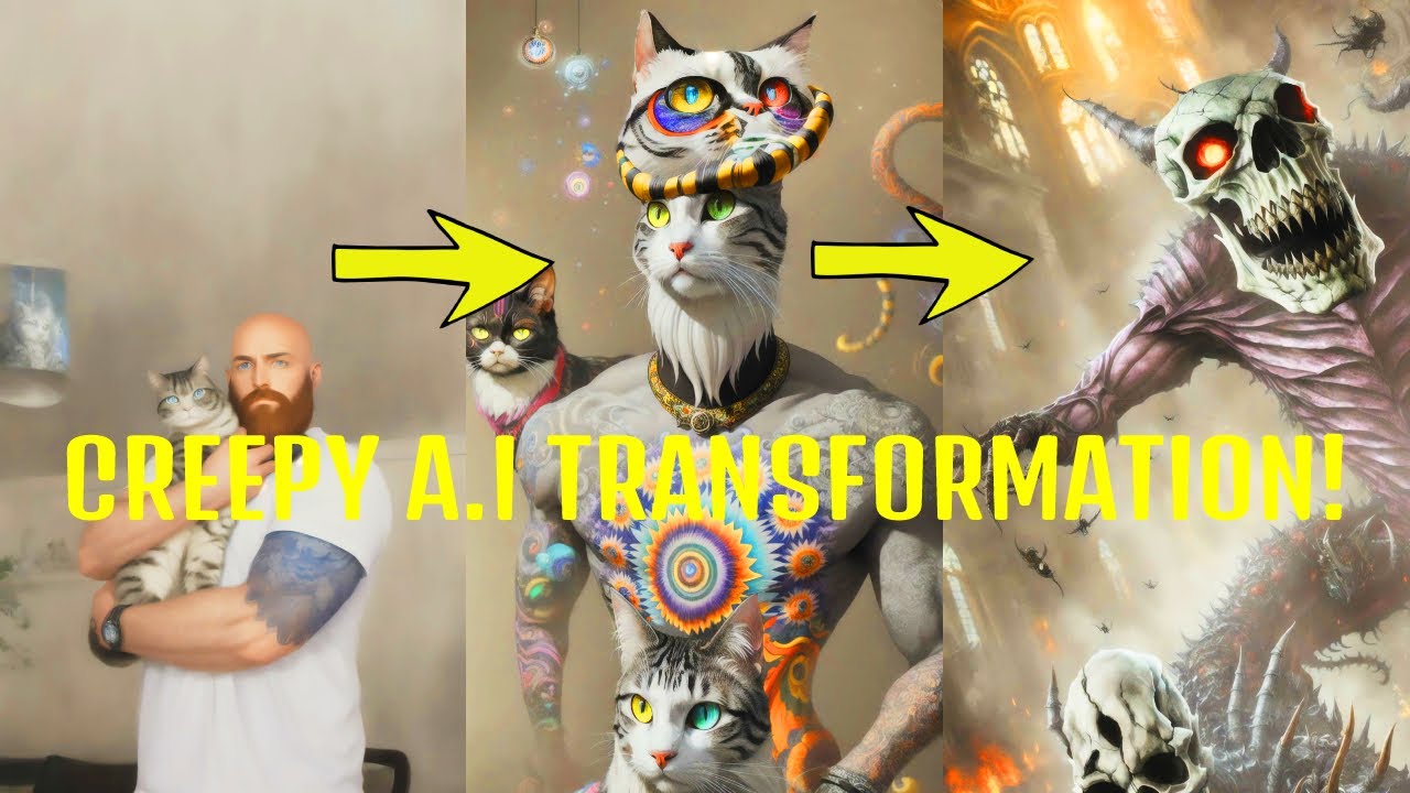AI Transforms Me and My Cat - You Won't Believe What Happens Next! #stablediffusion