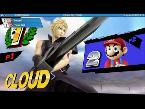 CSB 63 - Variant PiNK (Mario) vs Gonenavil (Cloud) - Smash 4 LR4