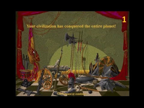 Sid Meier's Civilization II. Difficulty: Deity. Tribe: Greeks. Conquest Victory. Part 1