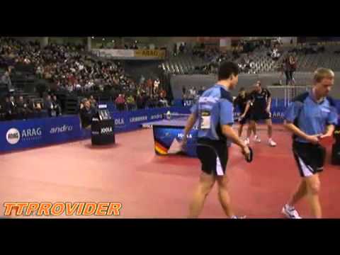 German Championships 2010  Dimitrij Ovtcharov Patrick Baum   Bastian Steger Lars Hielscher