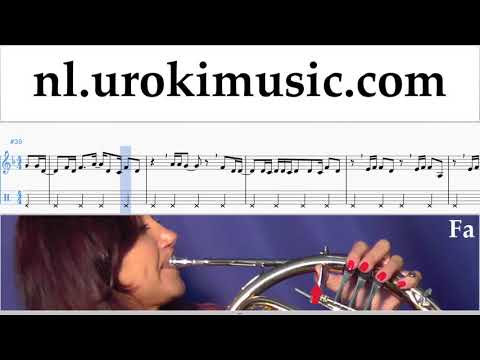 Hoorn Leren Spelen Major Lazer & DJ Snake - Lean On Tablatura Deel#2 um-i799