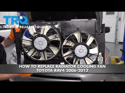 How To Replace Radiator Cooling Fan Assembly 2006-2012 Toyota Rav4