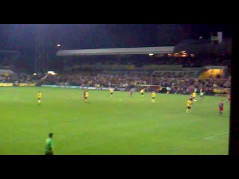 Sfeer na de 1-0 voor VVV en de 2-1 Voor Fortuna