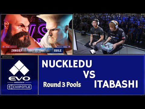 SF6 EVO 2025 - Round 3 Pools: NuckleDu (Guile) vs Itabashi (Zangief)
