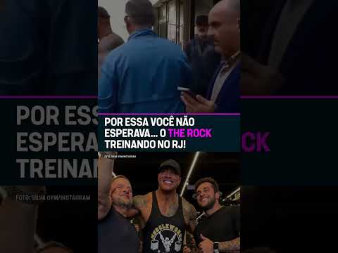 ADMITA! VOCÊ NÃO ESPERAVA VER O THE ROCK TREINANDO NO RIO DE JANEIRO #shorts