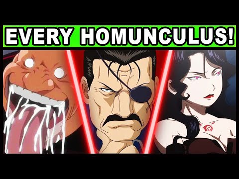 All Homunculi and Their Powers Explained! | Fullmetal Alchemist Villains Fully Explained! FMA / FMAB