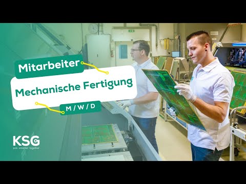 Mitarbeiter Mechanische Fertigung | KSG pcb • smarter • together