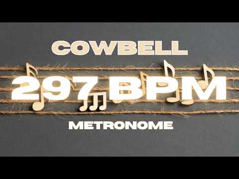 297 BPM - Cowbell Metronome
