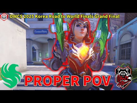【Proper POV】Team Falcons vs Crazy Raccoon OWCS 2025 Korea Road to World Finals Grand Final