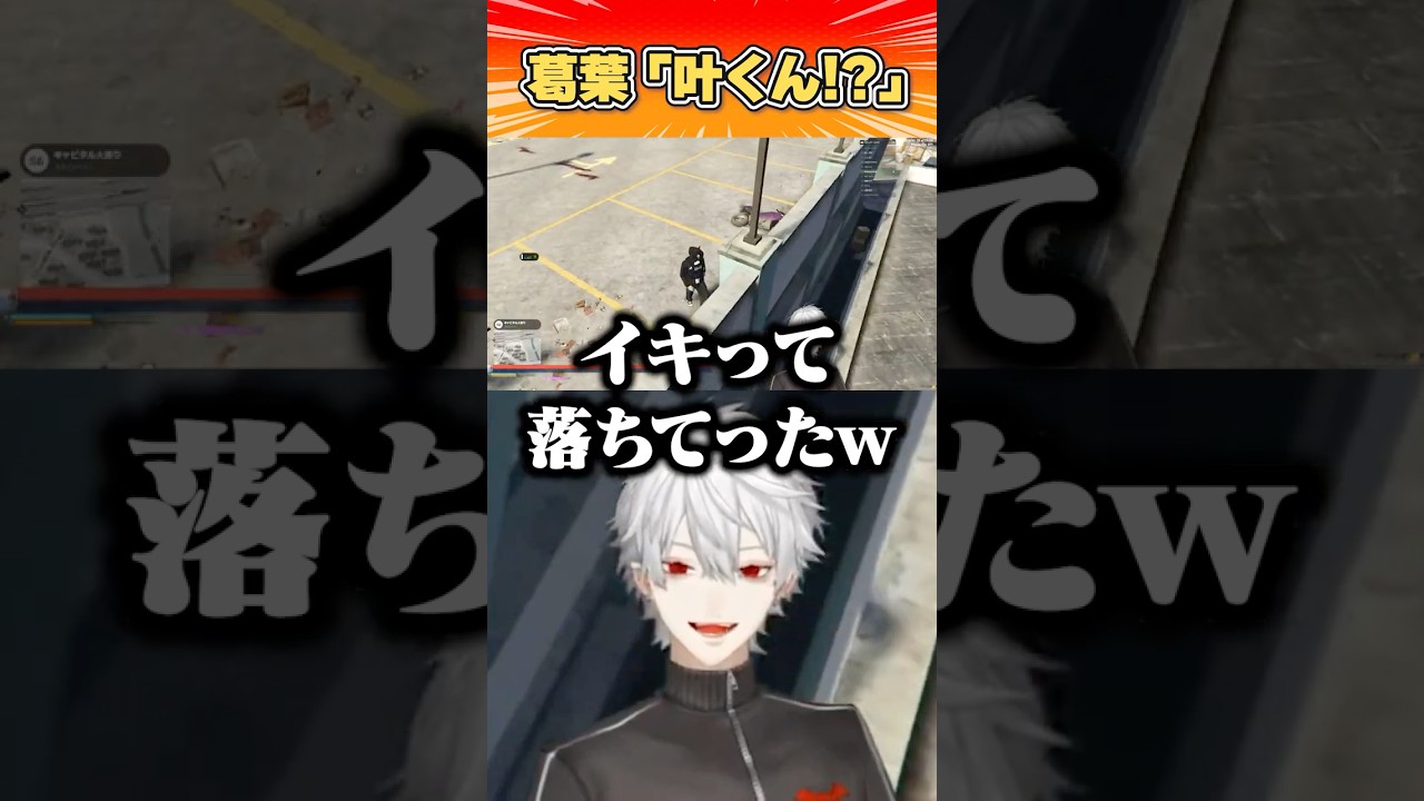 【NEWTOWN】落下した叶に爆笑する葛葉【にじさんじ切り抜き/くろのわ】