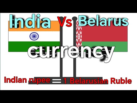 Belarus Vs india currency || 1 Belarusian Ruble == indian rupee