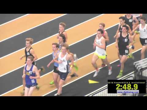 2016 Vandy HS Invite - Boys Mile Run Heat 2