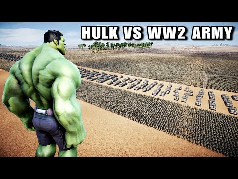 HULK VS 1 MILLION WW2 ARMY | Ultimate Epic Battle Simulator 2 | UEBS 2