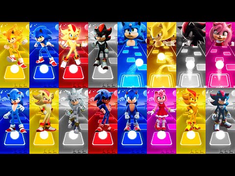 All Characters Mega-Mix: Super Sonic 🔴 Sonic The Hedgehog 🔴 Super Shadow 🔴 Shadow 🔴 Knuckles 🔴 Tails