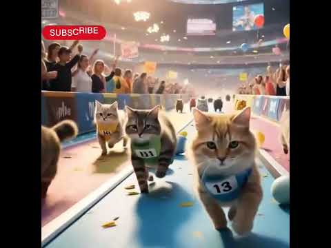 Cats Racing #catsshorts #animalshorts #foryou