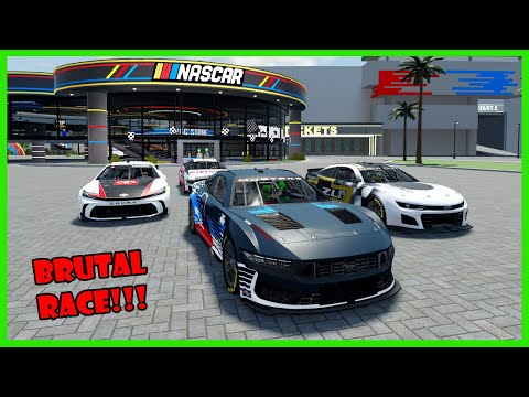 KEREN! Aku Menjadi Pembalap Brutal Memenangkan Kejuaraan Balapan Mobil Nascar