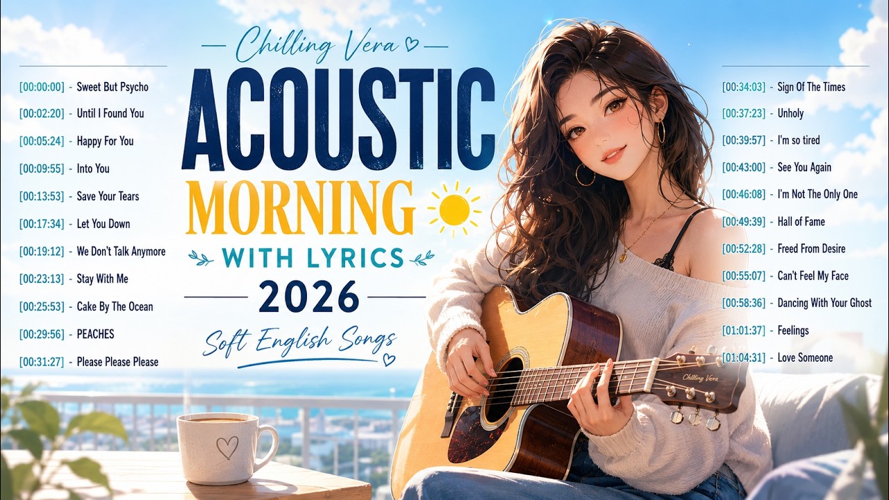 Acoustic Morning Songs 2026 🌿 Soft English Songs With Lyrics | Calm Morning Music Playlist
