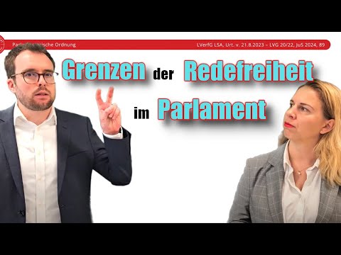 Rederecht des Abgeordneten vs. Funktionsfähigkeit des Bundestags - Abwägung im Organstreit