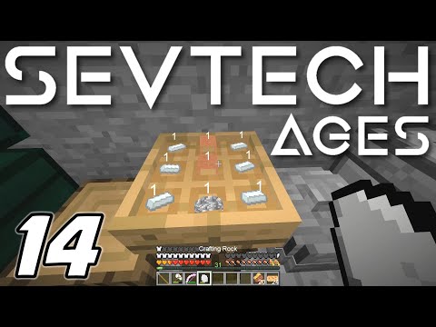 Minecraft Sevtech: Ages - MILL STONE, CRANK and PORCELAIN (Modded Survival) - Ep. 14