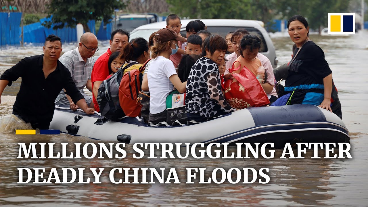 As rains ease in central China, 3 million people still struggling with effects of deadly flooding