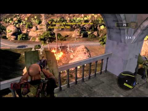 Mercenaries Two 04 PMC Challenges, Emplaced Weapons