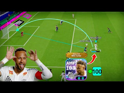 Showtime Neymar Jr Blitz Curler review - With 100 Rated Curl in eFootball 2026