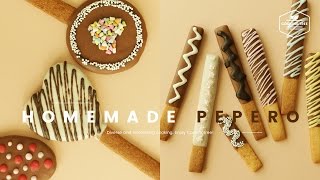 나만의 빼빼로 만들기 : How to make Homemade Pepero/Pocky, Chocolate cookie : ペペロ -Cookingtree쿠킹트리