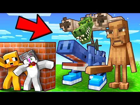 Construye Para Sobrevivir a BRAINROTS en Minecraft 😰😱